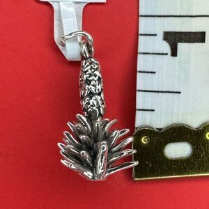 925 Silver Cactus Charm